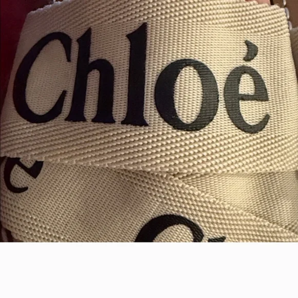 Chloé Woody Tan & Cream Sandals (NEW) - Picture 3 of 7